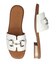 【Oh my Sandals】ローヒールビットスライドサンダル