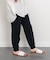 【Oh my Sandals】ステッチフラットミュールサンダル