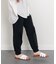 【Oh my Sandals】ステッチフラットミュールサンダル