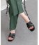 【Oh my Sandals】ステッチフラットミュールサンダル