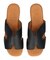 【Oh my Sandals】厚底ウエッジレザーサンダル