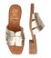【Oh my Sandals】ローヒールレザーミュールサンダル
