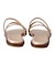 【ITALIAN SHOEMAKERS】ラインストーンストラップフラットサンダル