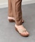 【ITALIAN SHOEMAKERS】厚底トングサンダル