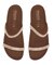 【ITALIAN SHOEMAKERS】ダブルラインストーンクッションインソールサンダル