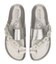 【ITALIAN SHOEMAKERS】フラワーストラップフットベッドサンダル