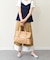【RIPANI】レザーフラップハンドバッグ