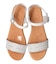 【Oh my Sandals】異素材コンビアンクルストラップサンダル