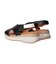 【Oh my Sandals】クロスベルトウエッジサンダル