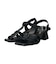 【Oh my Sandals】スクエアトウアンクルストラップサンダル
