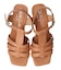 【Oh my Sandals】スクエアトウアンクルストラップサンダル