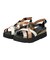 【Oh my Sandals】カラーコンビ厚底サンダル