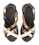 【Oh my Sandals】カラーコンビ厚底サンダル