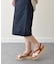 【Oh my Sandals】カラーコンビ厚底サンダル