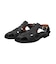 【Oh my Sandals】スクエアトウフラットグルカサンダル