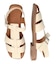 【Oh my Sandals】スクエアトウフラットグルカサンダル