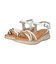 【Oh my Sandals】厚底アンクルストラップサンダル