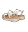 【Oh my Sandals】厚底アンクルストラップサンダル