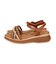 【Oh my Sandals】厚底アンクルストラップサンダル
