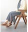 【Oh my Sandals】厚底アンクルストラップサンダル