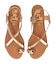 【Oh my Sandals】メタルサムリングサンダル