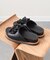【EMILE】ビッグコサージュフットベッドサンダル