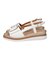 【INTER-CHAUSSURES】バックルウエッジバックバンドサンダル