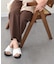 【INTER-CHAUSSURES】イントレチャートクロスベルトサンダル