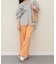 【INTER-CHAUSSURES】オーナメントフラットスライドサンダル
