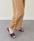 【INTER-CHAUSSURES】オーナメントフラットスライドサンダル