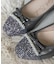 【Bridget Birkin】グリッターパールリボンフラットシューズ