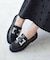 【Bridget Birkin】スクエアビジューローファー