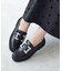 【Bridget Birkin】スクエアビジューローファー