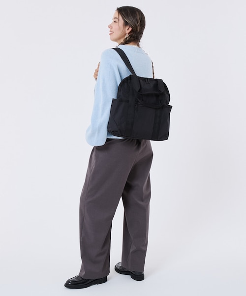 DOUBLE TROUBLE BACKPACK リサイクルドブラックJP