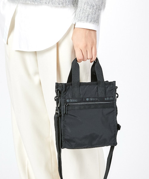レスポートサックCHAIN MINI N/S TOTE ブラック CHAIN MINI N/S TOTE ブラックチェーンキルト｜レスポートサック