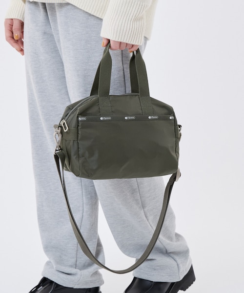 Small Uptown Satchel Gravel C グラベル新品 SMALL UPTOWN SATCHEL グラベルC｜レスポートサックの通販｜&mall