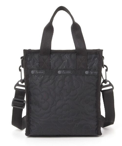 【美品】LeSportsac❥バケツ型パフィーブロッサムズ黒 LeSportsac レスポートサック黒 ショルダーバッグパフィー