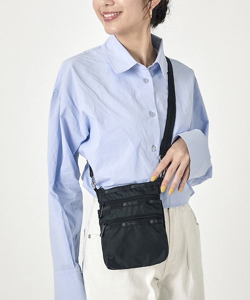 3 ZIP CROSSBODY 【日本限定】リサイクルドブラックJP