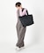 CARLIN ZIP TOP TOTE BAG リサイクルドブラックJP