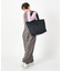 CARLIN ZIP TOP TOTE BAG リサイクルドブラックJP