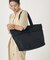 CARLIN ZIP TOP TOTE BAG リサイクルドブラックJP