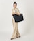 CARLIN ZIP TOP TOTE BAG リサイクルドブラックJP