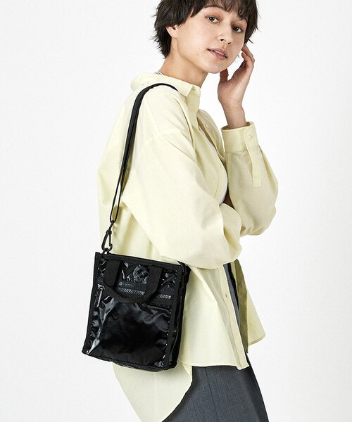 MINI N/S TOTE ブラックシャイン｜レスポートサックの通販