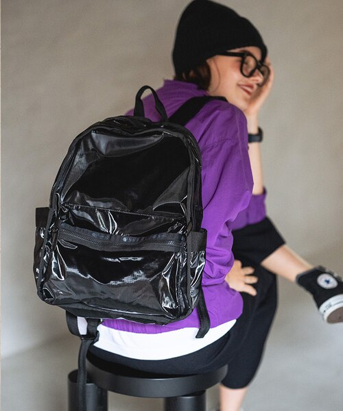 ROUTE BACKPACK ブラックシャイン｜レスポートサックの通販｜&mall