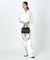 SM SATCHEL W PEARLS ブラックパール