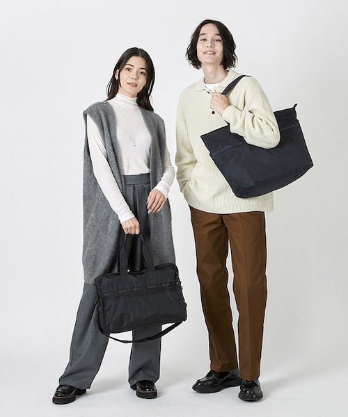 CARLIN ZIP TOP TOTE BAG ディープシーブルー｜レスポートサックの通販