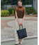 LARGE 2 WAY TOTE プティドット/セージグリーン