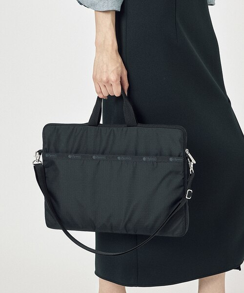 【新品未使用】レスポ LAPTOP CASEリサイクルドブラックJP TH LAPTOP CASE 15 リサイクルドブラックJP｜レスポートサックの