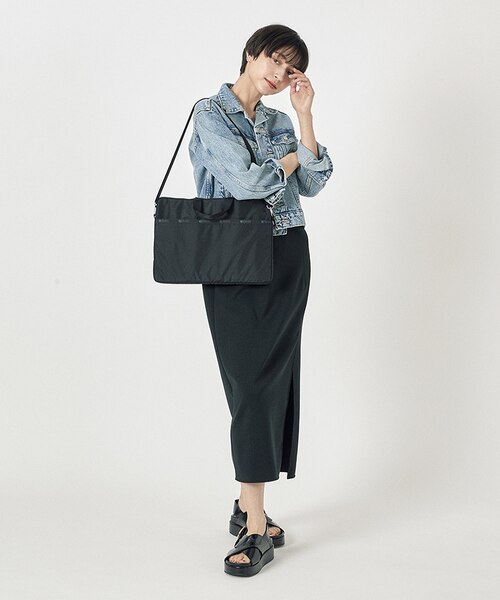 【新品未使用】レスポ LAPTOP CASEリサイクルドブラックJP LeSportsac(レスポートサック)の「TH LAPTOP CASEリサイクルド