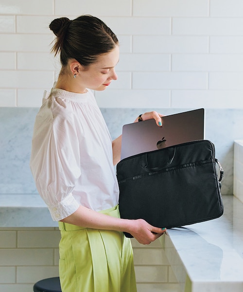 【新品未使用】レスポ LAPTOP CASEリサイクルドブラックJP TH LAPTOP CASE 15 リサイクルドブラックJP｜レスポートサックの